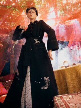 Camilla Astro Disco Long Military Coat, M, NWT